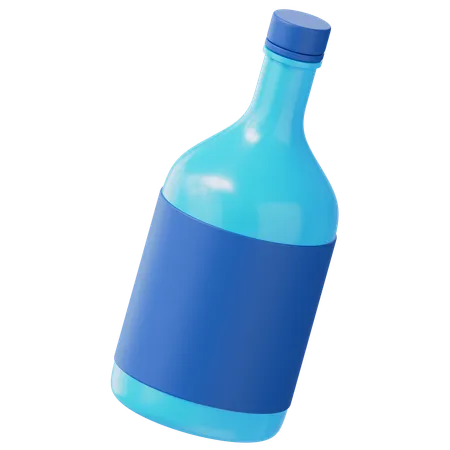 Wasserflasche  3D Icon