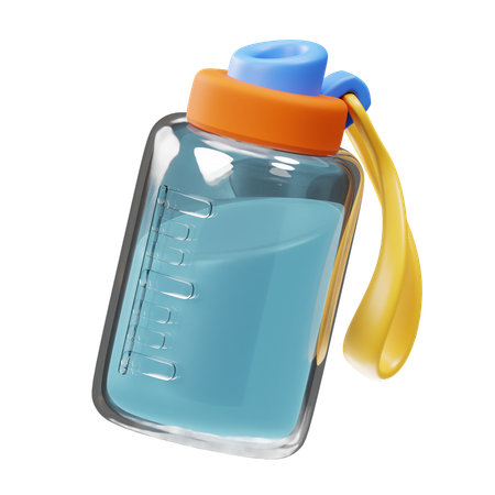 Wasserflasche  3D Icon