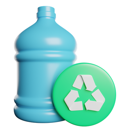 Wasserflasche  3D Icon