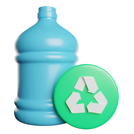 Wasserflasche  3D Icon