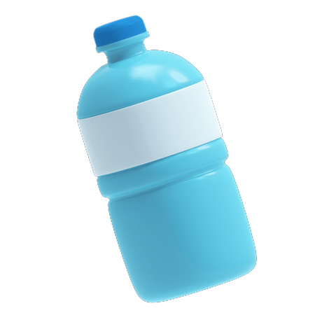 Wasserflasche  3D Illustration