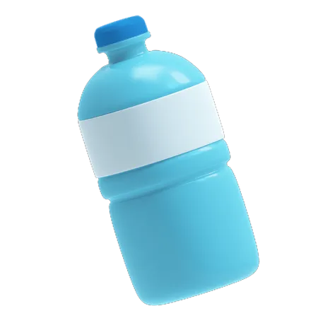 Wasserflasche  3D Illustration