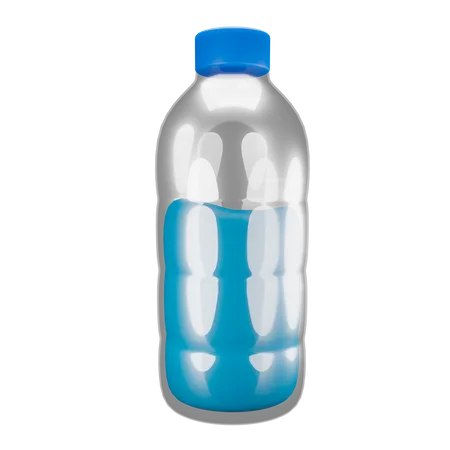 Wasserflasche  3D Illustration
