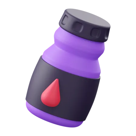 Wasserflasche  3D Icon