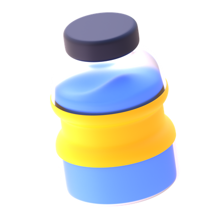 Wasserflasche  3D Icon