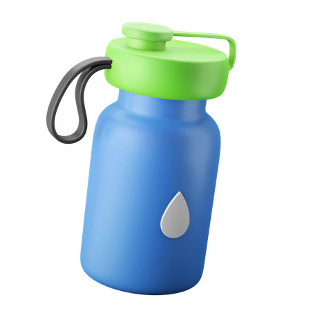 Wasserflasche  3D Icon