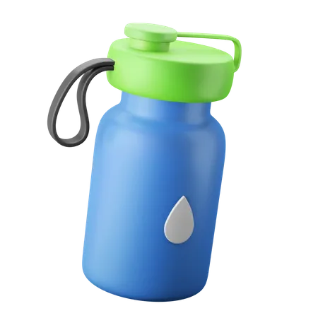 Wasserflasche  3D Icon