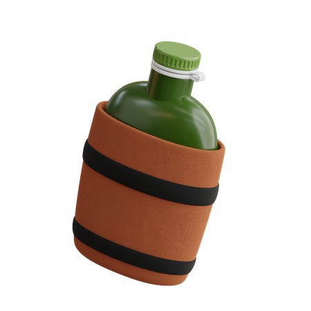 Wasserflasche  3D Icon