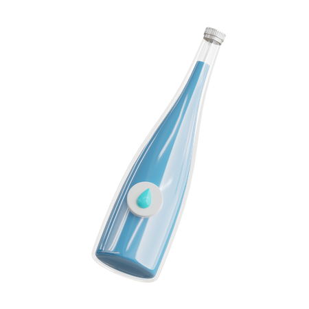 Wasserflasche  3D Icon