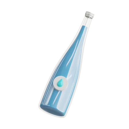 Wasserflasche  3D Icon