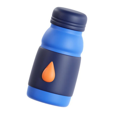 Wasserflasche  3D Icon