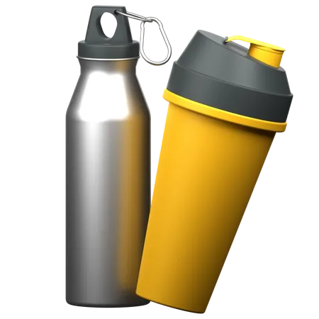 Wasserflasche  3D Icon