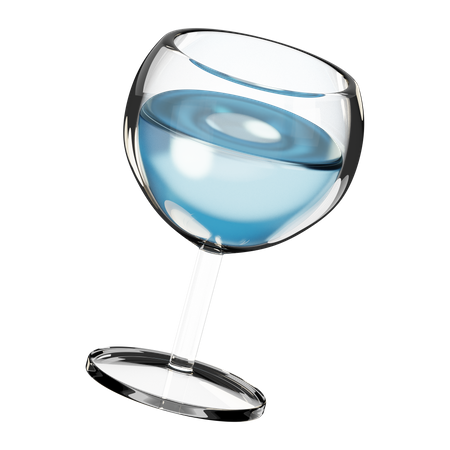 Wasserglas  3D Icon