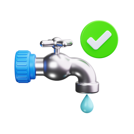 Wasserhahn  3D Icon