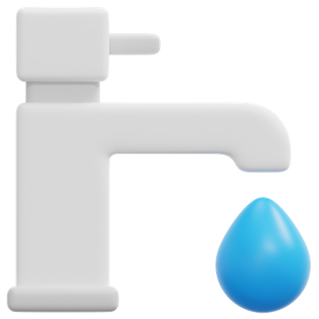 Wasserhahn  3D Icon