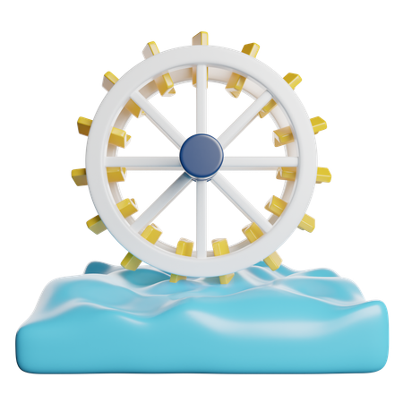 Wasserkraft  3D Icon