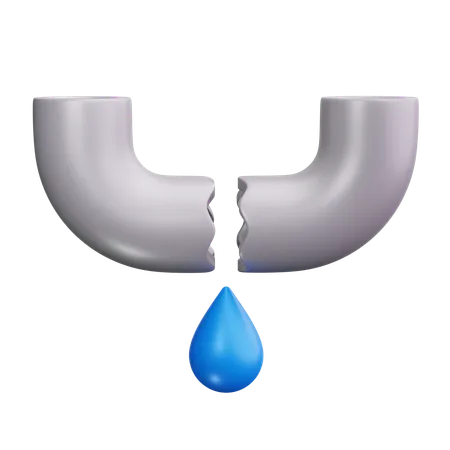 Wasserleck  3D Icon