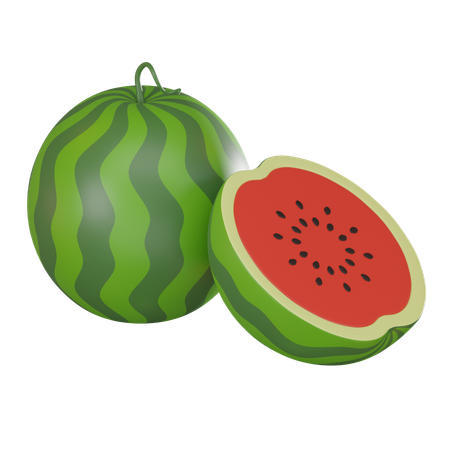 Wassermelone  3D Icon