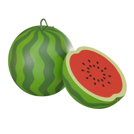 Wassermelone  3D Icon