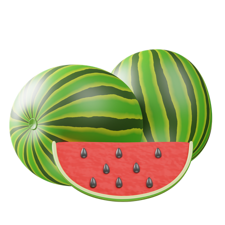 Wassermelone  3D Icon