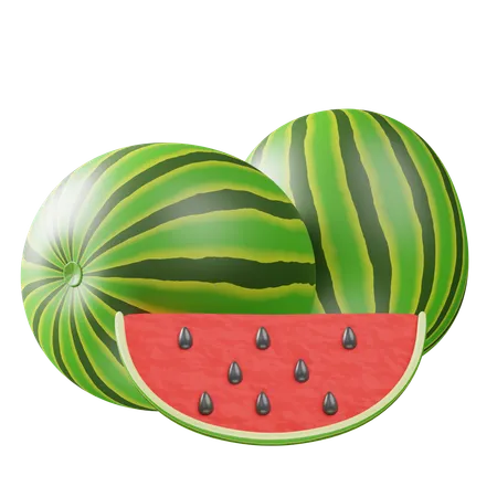 Wassermelone  3D Icon