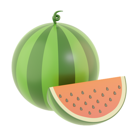 Wassermelone  3D Icon