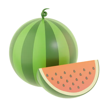 Wassermelone  3D Icon