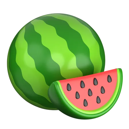 Wassermelone  3D Icon