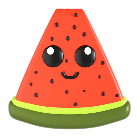 Wassermelone  3D Icon