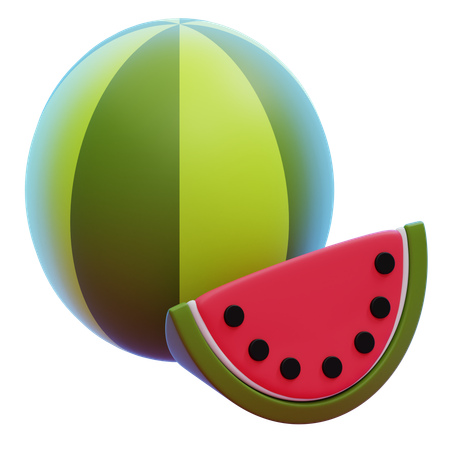 Wassermelone  3D Icon