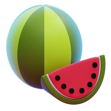 Wassermelone  3D Icon