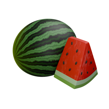 Wassermelone  3D Icon