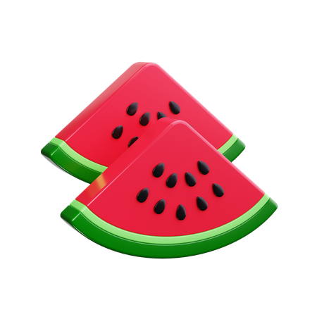 Wassermelone  3D Icon