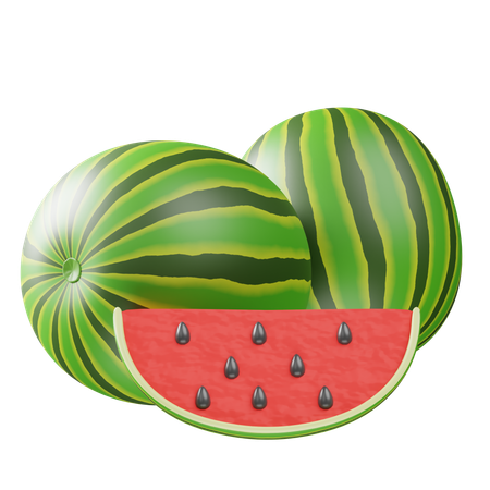 Wassermelone  3D Icon