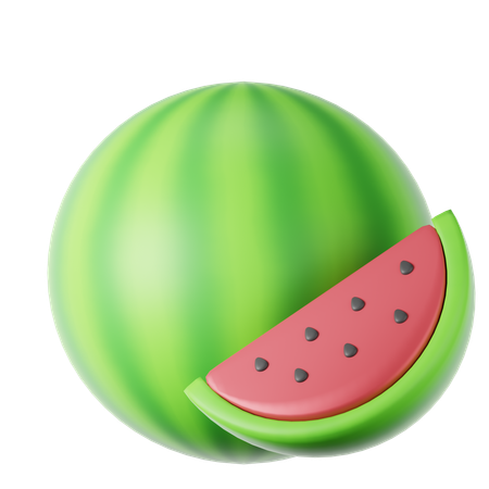 Wassermelone  3D Icon