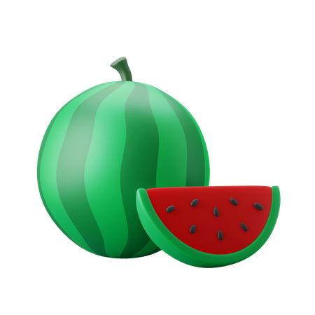 Wassermelone  3D Icon