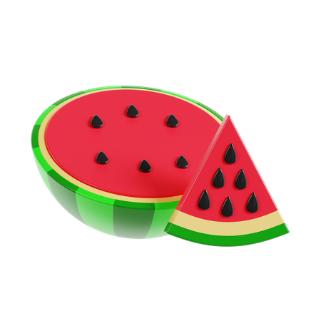 Wassermelone  3D Icon