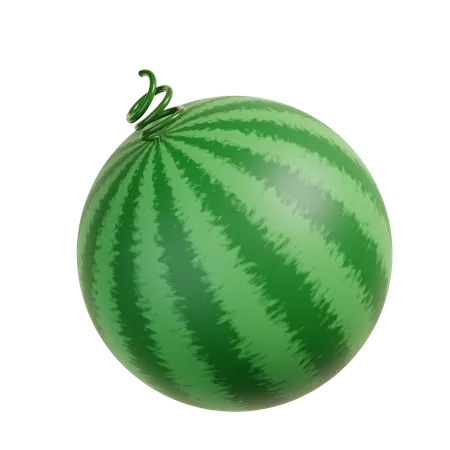 Wassermelone  3D Illustration