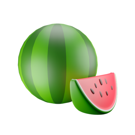 Wassermelone  3D Icon