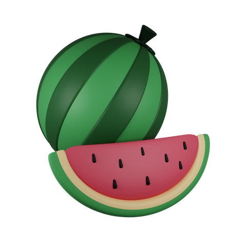 Wassermelone  3D Illustration