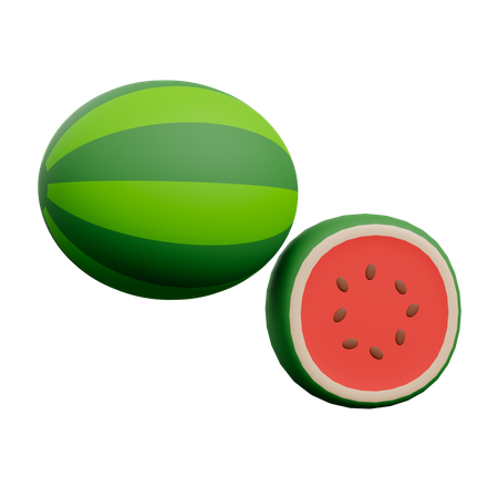 Wassermelone  3D Illustration