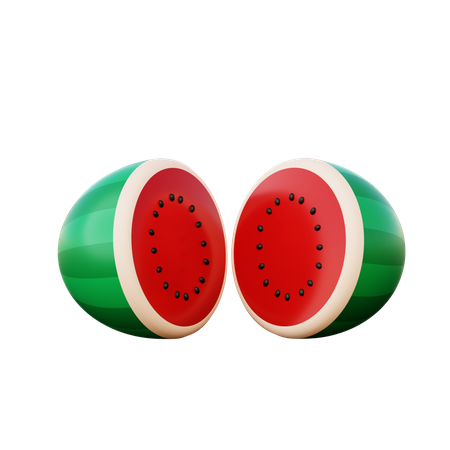 Wassermelone  3D Illustration