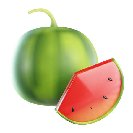 Wassermelone  3D Icon