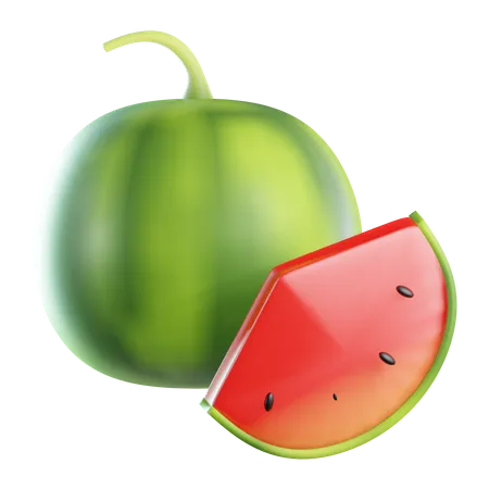 Wassermelone  3D Icon