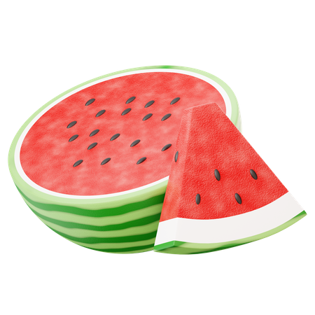 Wassermelone  3D Illustration