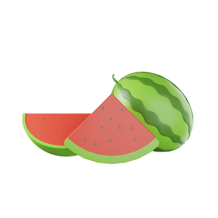 Wassermelone  3D Illustration