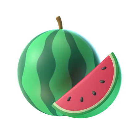 Wassermelone  3D Illustration