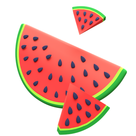 Wassermelone  3D Illustration