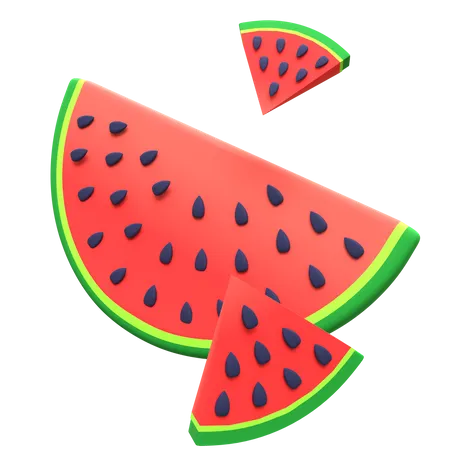 Wassermelone  3D Illustration