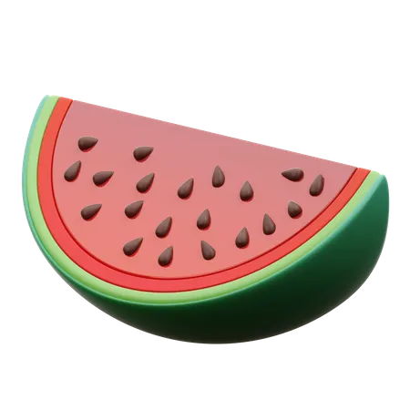 Wassermelone  3D Icon